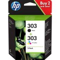Tusz HP 303 (3YM92AE) czarny 200str + kolor 165str (2szt)