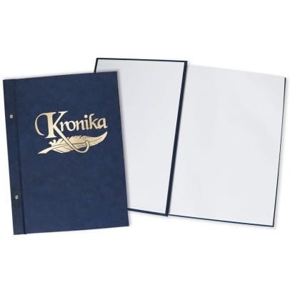 Kronika A3 310x420 pionowa granatowa złocona 319-078 WARTA
