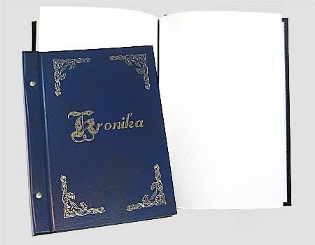 Kronika 250x345mm pionowa granatowa 1829-319-027 WARTA