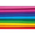 Bibuła marszczona 25 x200cm - TĘCZA - MIX 10 kolorów, 10 rolek, Happy Color