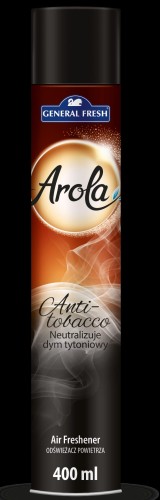 Odświeżacz powietrza AROLA Spray 400ml antytabak GENERAL FRESH