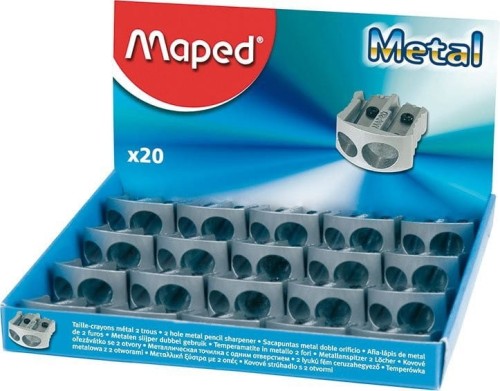 Temperówka metalowa Classic 2 otwory MAPED 506700
