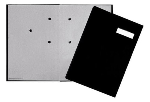 Teczka do podpisu 20-częściowa czarna PP P2419244 DURABLE