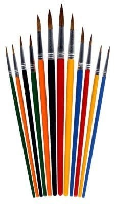 Pędzle okrągłe 252 12szt.170-1419 GRAND