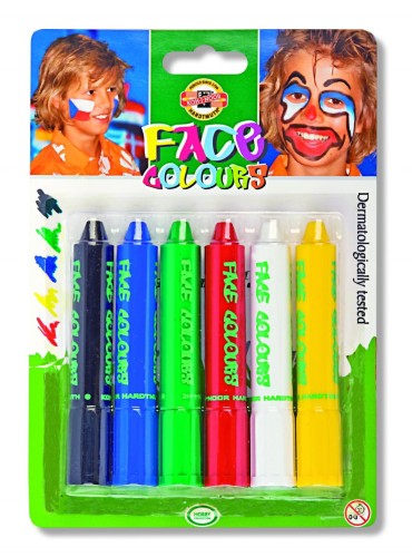 Kredki do malowowania twarzy 6 kol. 4610 KOH-I-NOOR