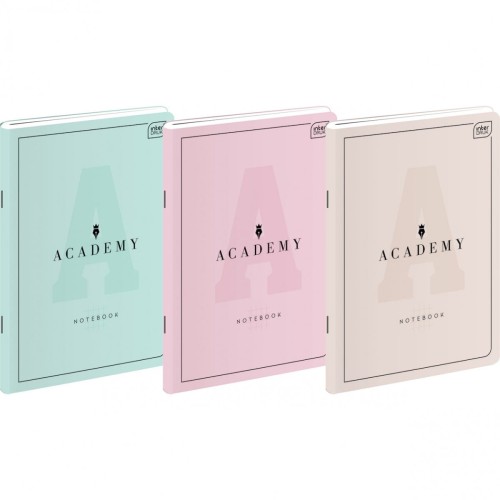 Zeszyt A4 60k. Kratka M 90g ACADEMY PASTEL