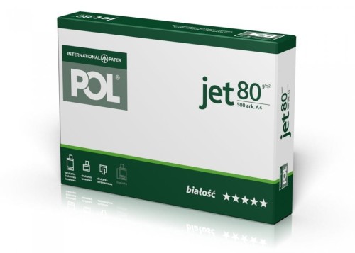 Papier ksero A3 80g POLJET (5 ryz ) klasa białości A