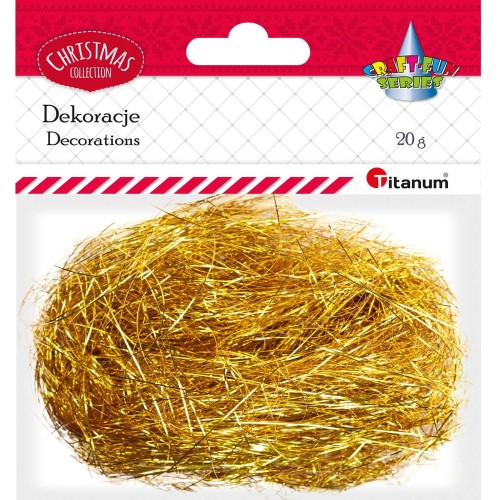 Włosy anielskie 20g złote 389727 TITANUM.jpg