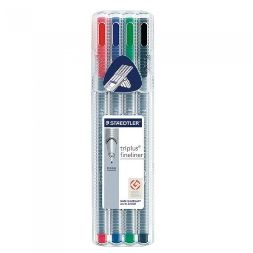 Cienkopis TRIPLUS FIN 4szt 0.3 STAEDTLER 334 -SB4
