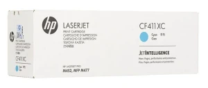 Toner HP 410X (CF411XC) niebieski 5000str korporacyjny M450/M452/M470/M477