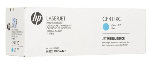 Toner HP 410X (CF411XC) niebieski 5000str korporacyjny M450/M452/M470/M477