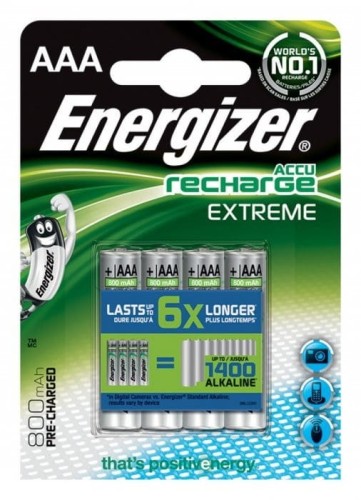 Akumulatorek ENERGIZER Extreme AAA/HR03 800mAh Ni-MH (4szt)