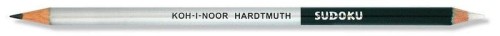 Ołówek 2B z gumką w oprawce 1350 SUDOKU KOH-I-NOOR