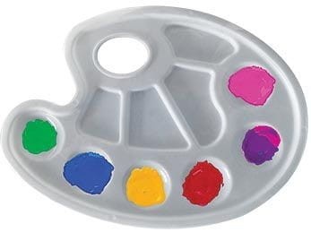 Paleta do farb biała BAMBINO