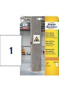 Etykiety papierowe 210x297mm (20arkuszy) L7877-20 AVERY ZWECKFORM