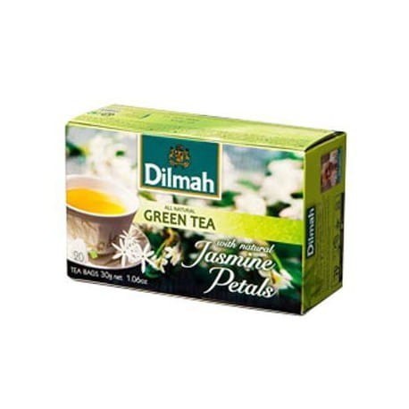 Herbata DILMAH (20 torebek) zielona z kwiatem jaśminu