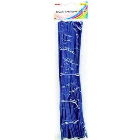 Druciki kreatywne dr08 niebieskie 30cm(40) BREWIS