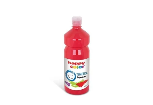 Farba TEMPERA Premium 1000ml czerwona HAPPY COLOR 3310 1000-2