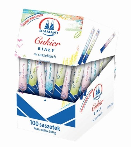 Cukier DIAMANT biały w saszetkach 100x5g