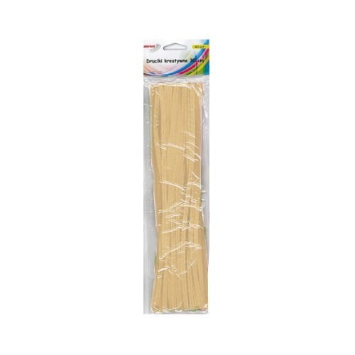 Druciki kreatywne dr22 beżowe 30cm(40) BREWIS
