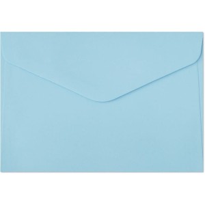 Koperta C6 gładki niebieski satynowany K 130g. (10szt.) 280228 Galeria Papieru