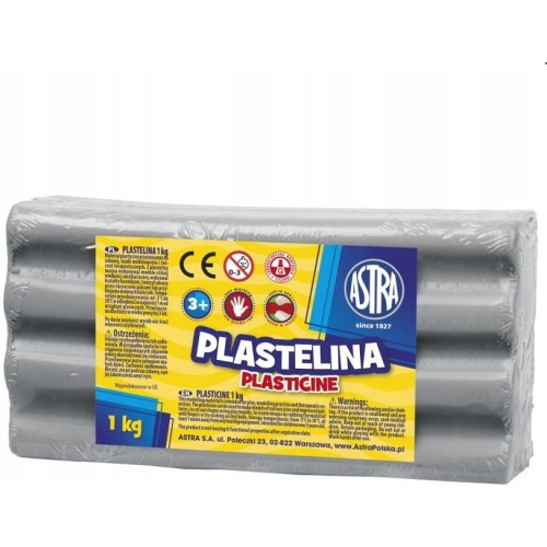 Plastelina Astra 1 kg popielata 303111023 ASTRA