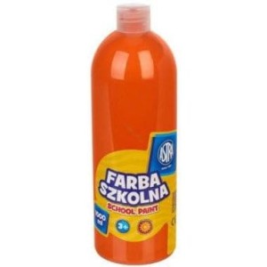Farba szkolna Astra 1000 ml - pomarańczowa 301217060 ASTRA