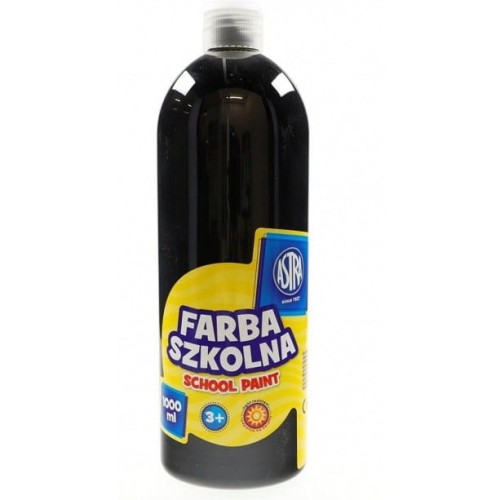 Farba szkolna Astra 1000 ml - czarna 301217055 ASTRA