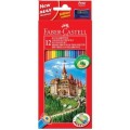 Kredki ZAMEK 12 kolorów opakowanie kartonowe 120112 FC FABER-CASTELL