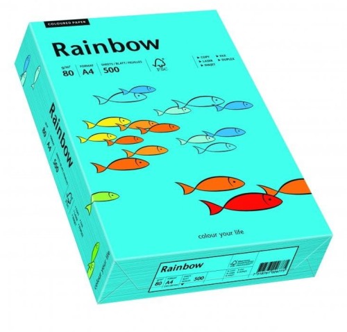 Papier ksero A4 80g RAINBOW R87 niebieski 88042739