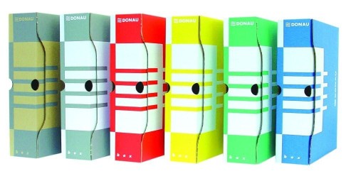 Pudło archiwizacyjne 80mm/A4 niebieskie 7660301-10 DONAU