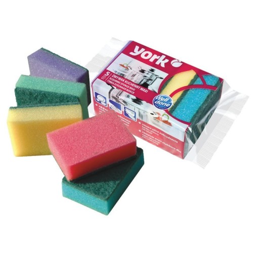 Zmywaki gąbka do zmywania Maxi 5 szt. YORK *0518
