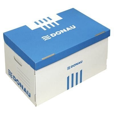 Pudło archiwizacyjne zbiorcze niebieskie 7666301FSC-10 DONAU