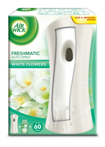 Odświeżacz AIR WICK Freshmatic 250ml Białe Kwiaty Komplet