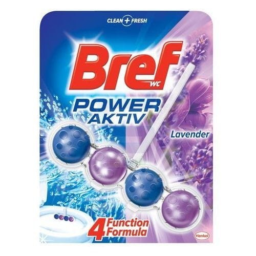 Zawieszka WC BREF POWER AKTIV 50g kulki Lawenda