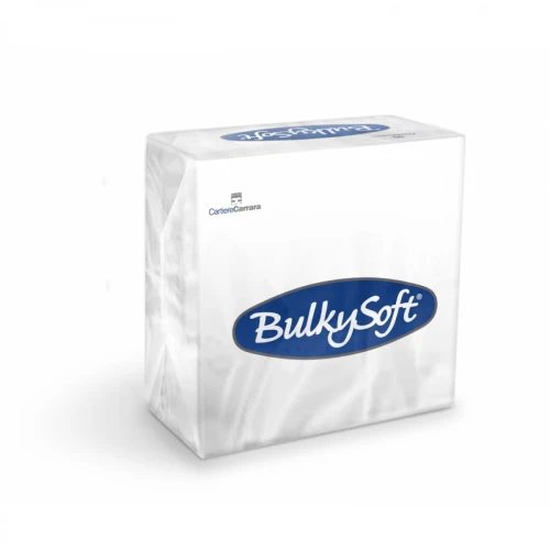 Serwetki BULKYSOFT 33x33mm 2warstwy (100szt) białe; 32980