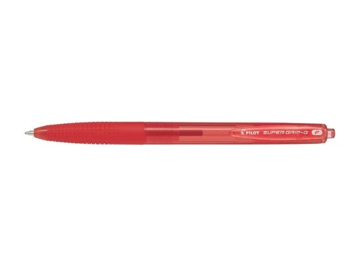 Długopis olejowy automatyczny PILOT SUPER GRIP czerwony BPGG-8R-F-RR