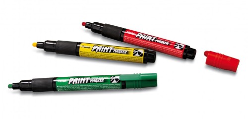 Marker zdobniczy NMP20 żółty gruba końcówka PENTEL