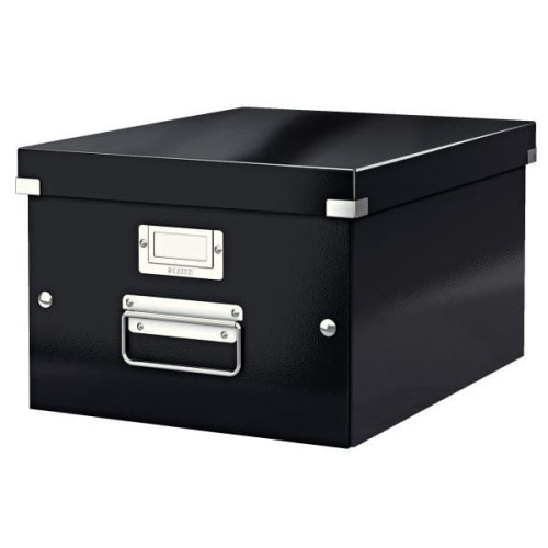 Pudełko do przechowywania Click&Store A4 WOW czarne 200x281x370mm 60440095 LEITZ