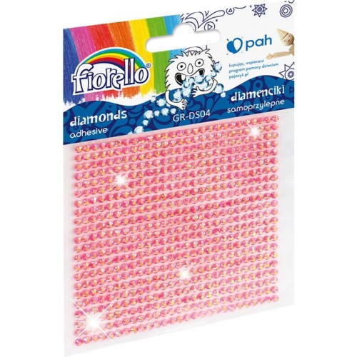 Diamenciki samoprzylepne różowe małe GR-DS040 170-2400 FIORELLO
