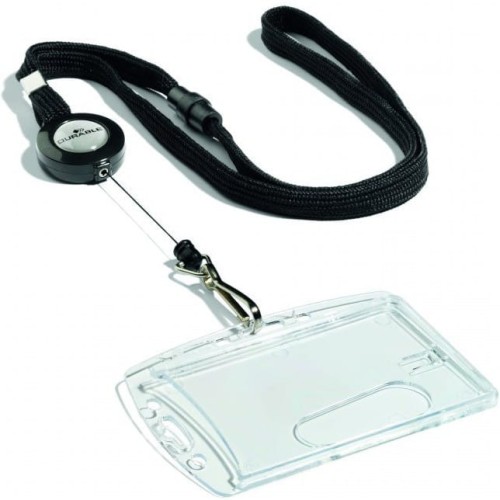 Taśma tekstylna z mechanizmem ściągającym (10szt) czarna 822301 DURABLE