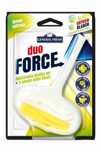Kostka do WC DUO FORCE zawieszka 40g cytryna GENERAL FRESH
