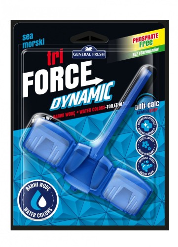 Zawieszka do WC TRI FORCE barwiąca 45g morze GENERAL FRESH