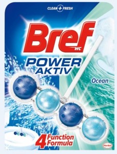 Zawieszka WC BREF POWER AKTIV 50g kulki Ocean 625227