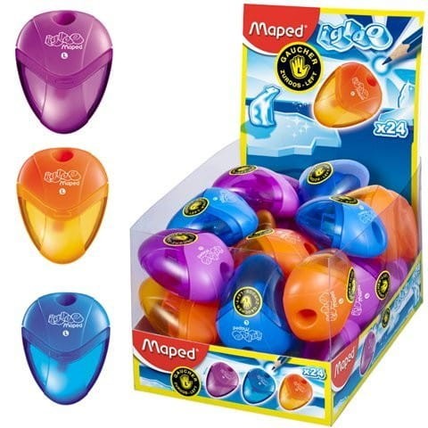 Temperówka plastikowa MAPED Igloo 1 dla leworęcznych 032211