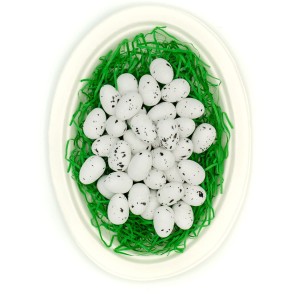 Jajko styropianowe białe nakrapiane 2,5cm (36szt) WPJ-8765 ALIGA