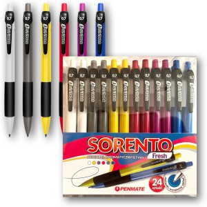 Długopis automatyczny SORENTO FRESH niebieski 0.7mm mix kolor PENMATE TT8978
