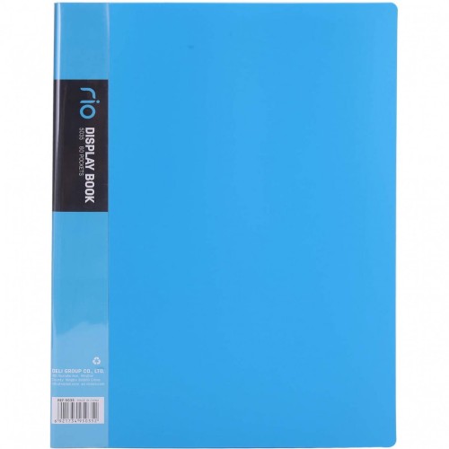 Album ofertowy do prezentacji A4 60 koszulek niebieski RIO E5035 BLUE DELI