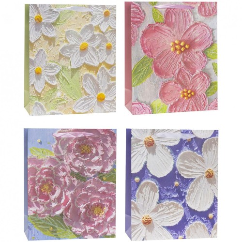 Torebka prezentowa 18x23x10cm TK-24042-GL-A5 ROZETTE