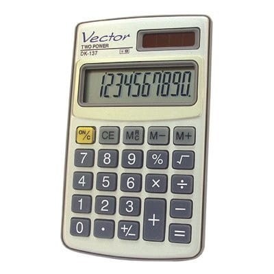 Kalkulator VECTOR DK-137 kiesz 10p
